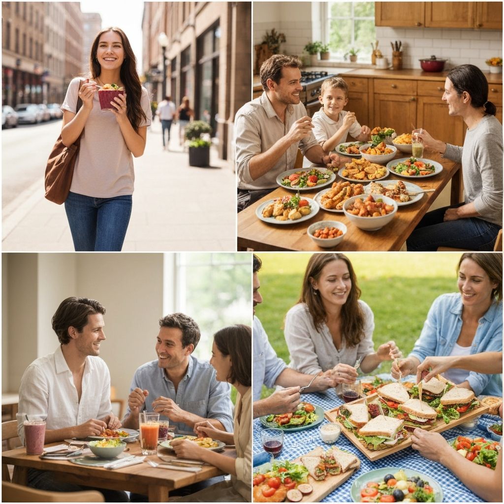 Различни начини на хранене—от бързи приеми до домашно готвене