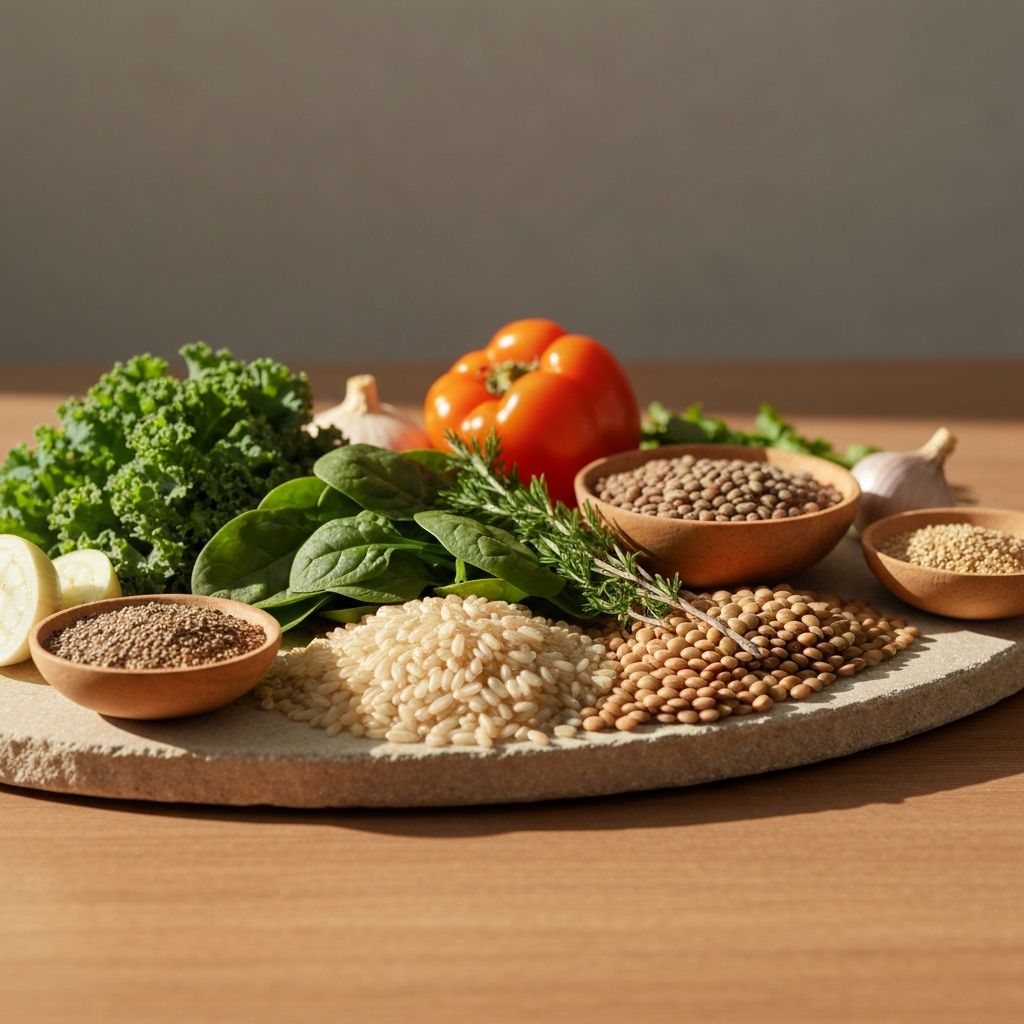 Свежи съставки: зеленчуци, зърна и билки в натурално съчетание